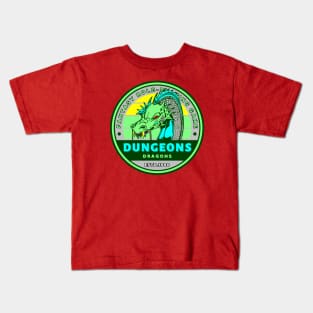 Dungeons & Dragons  Logo Style Fanart Kids T-Shirt